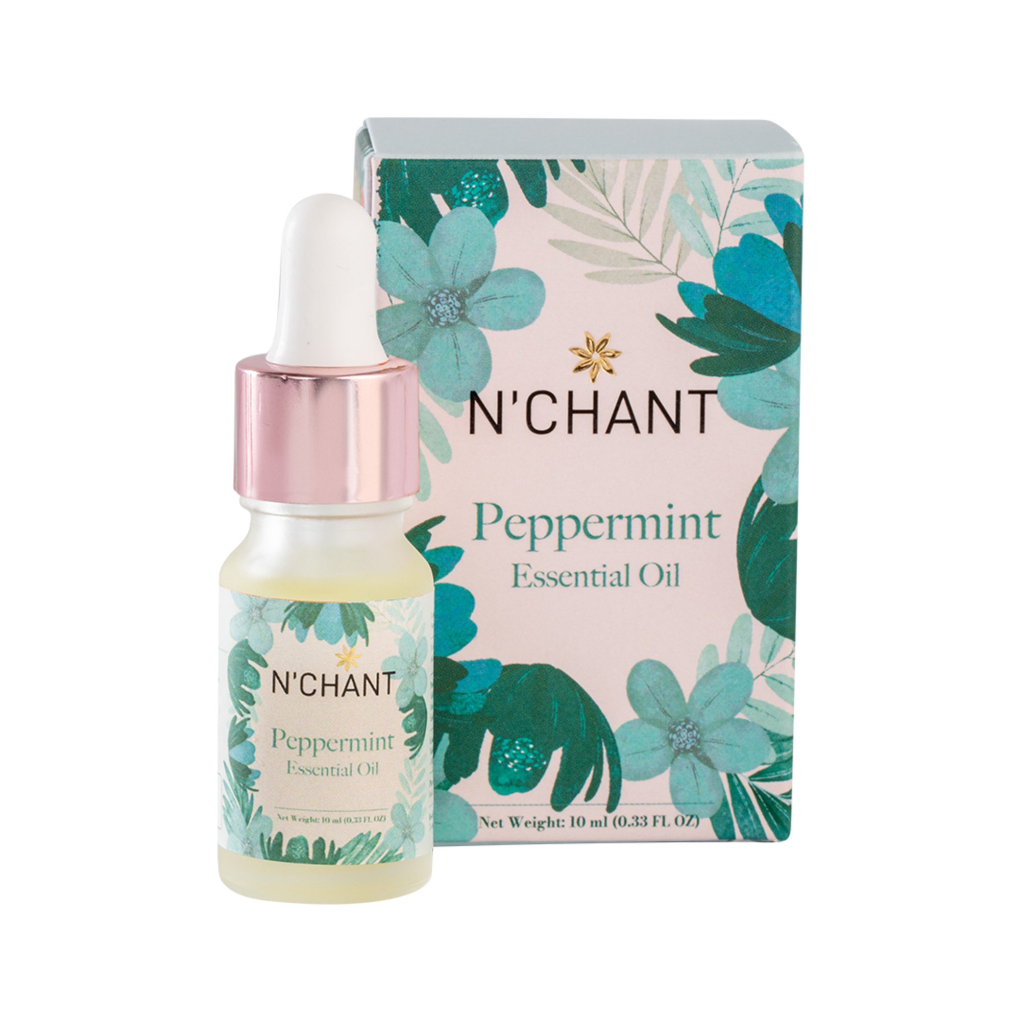N'Chant Peppermint Essential Oil for Clarity & Calm - 10ml