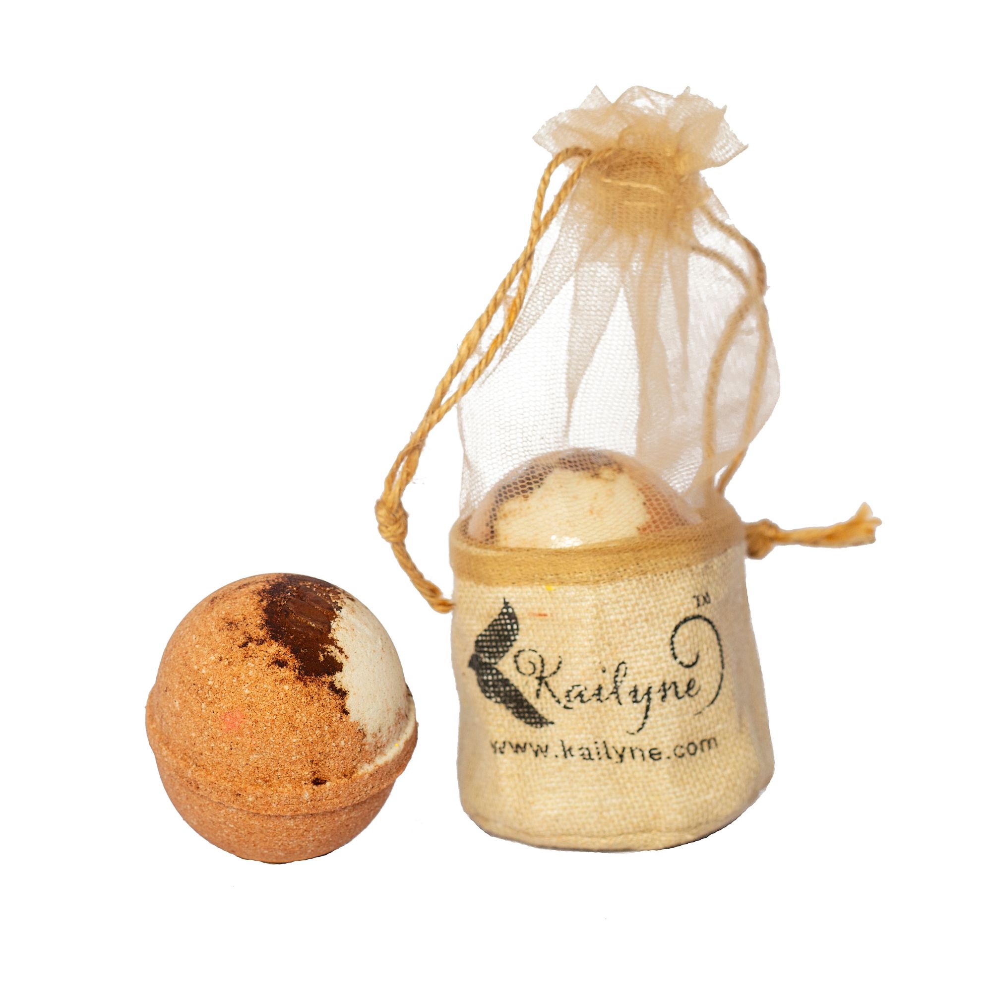 Bath Bomb Cocoa and Coffee Blast