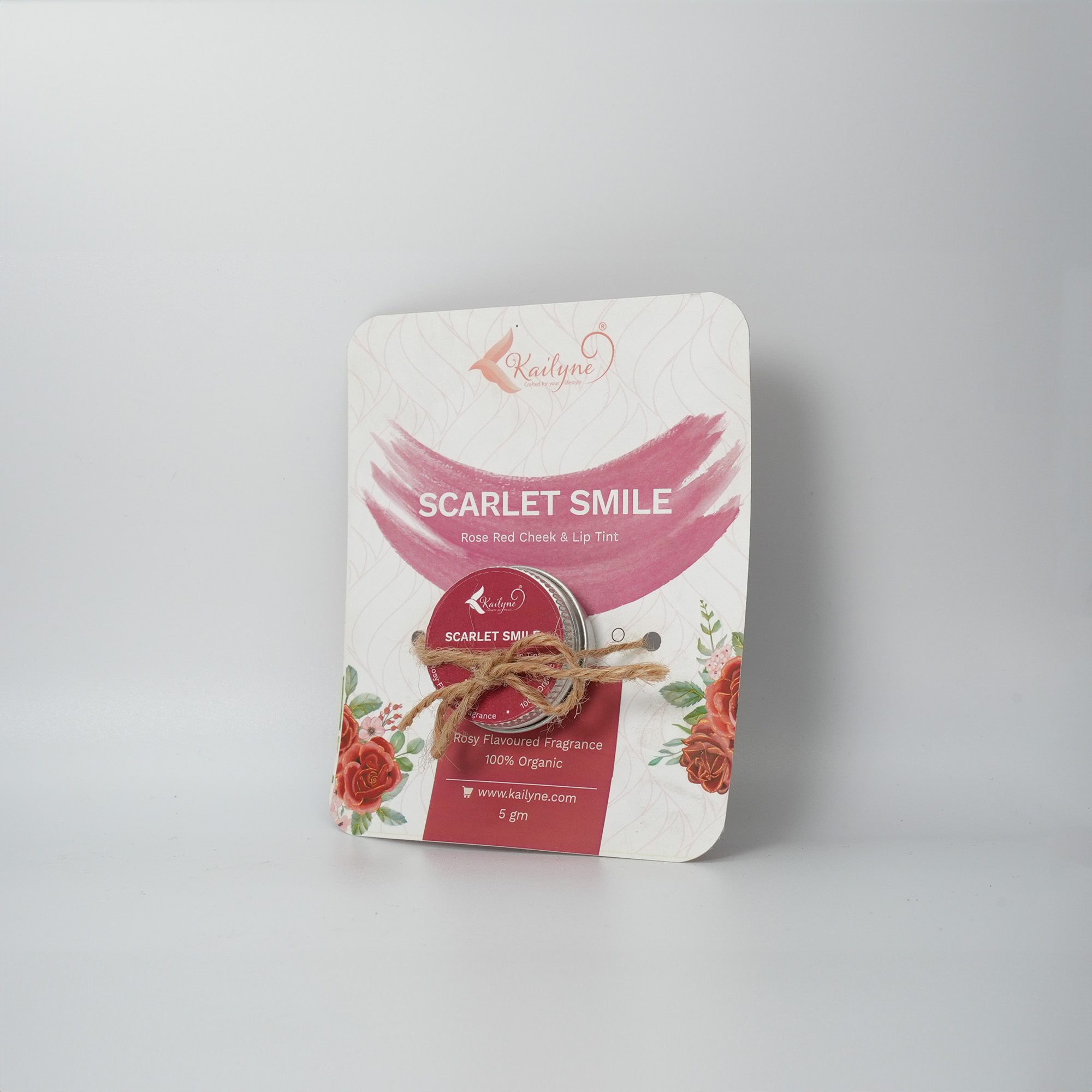 Lip Balm Jar Rose Red