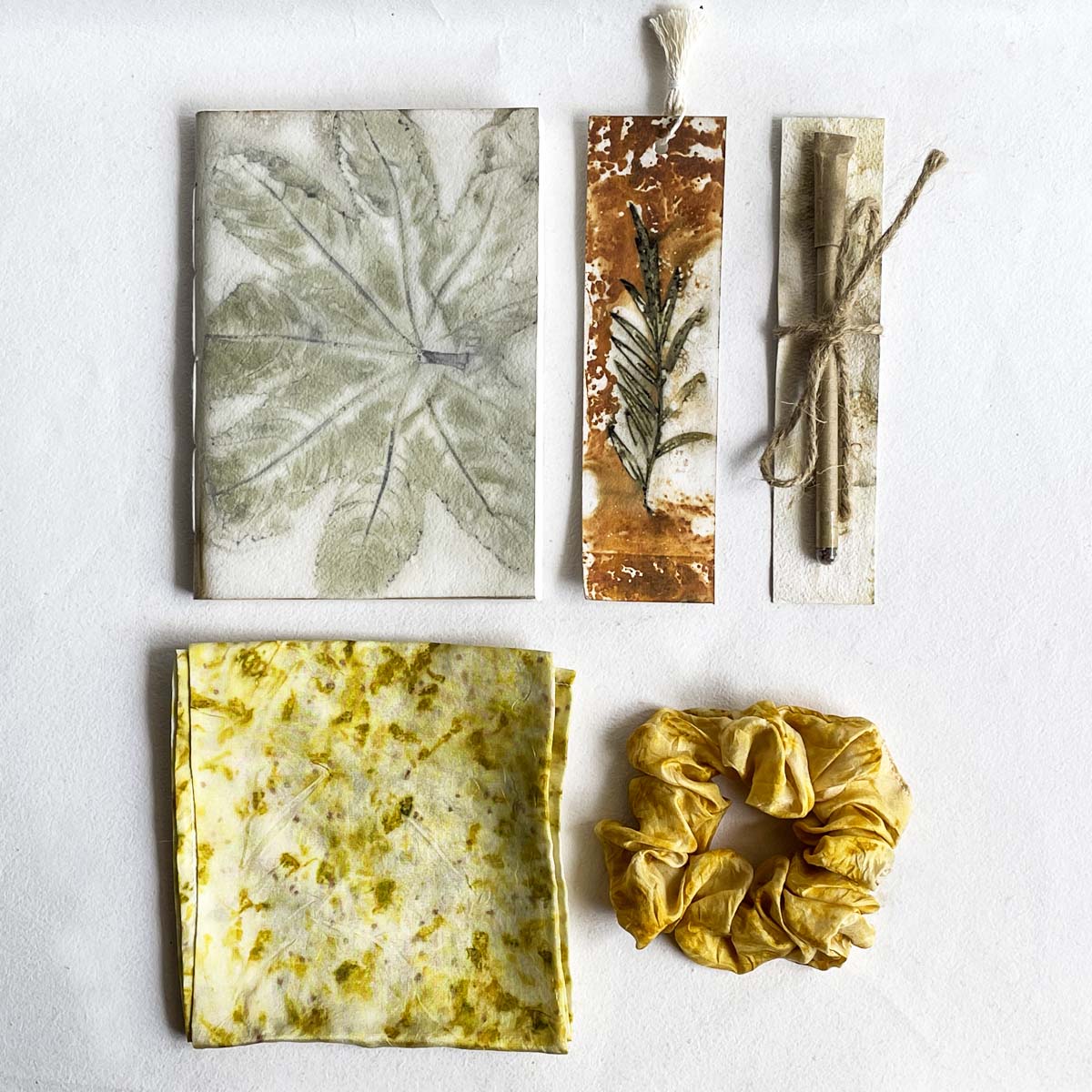 Eco-friendly Gift Box- White with Mustard Yellow - Image 2