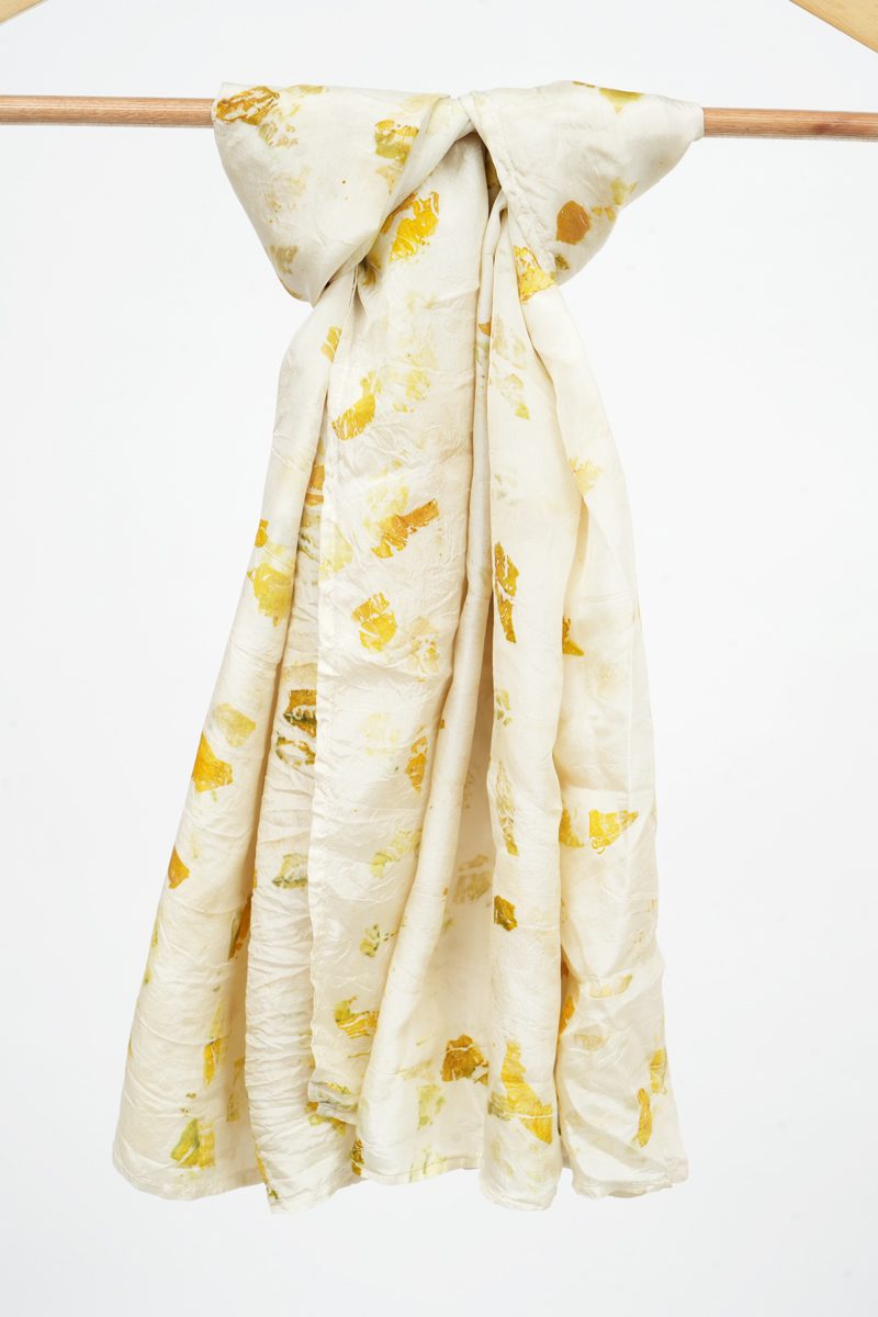 Basil Silk Square Scarf