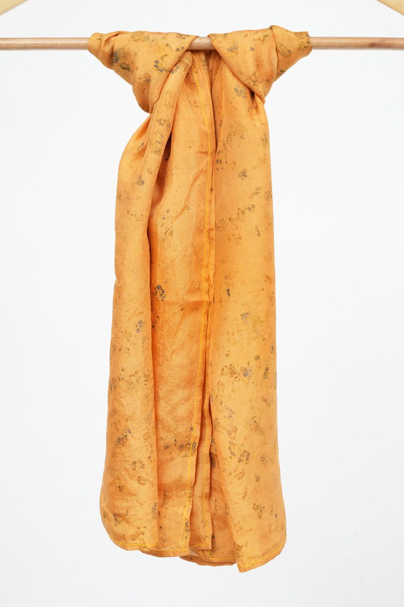 Radiant Yellow Silk Square Scarf