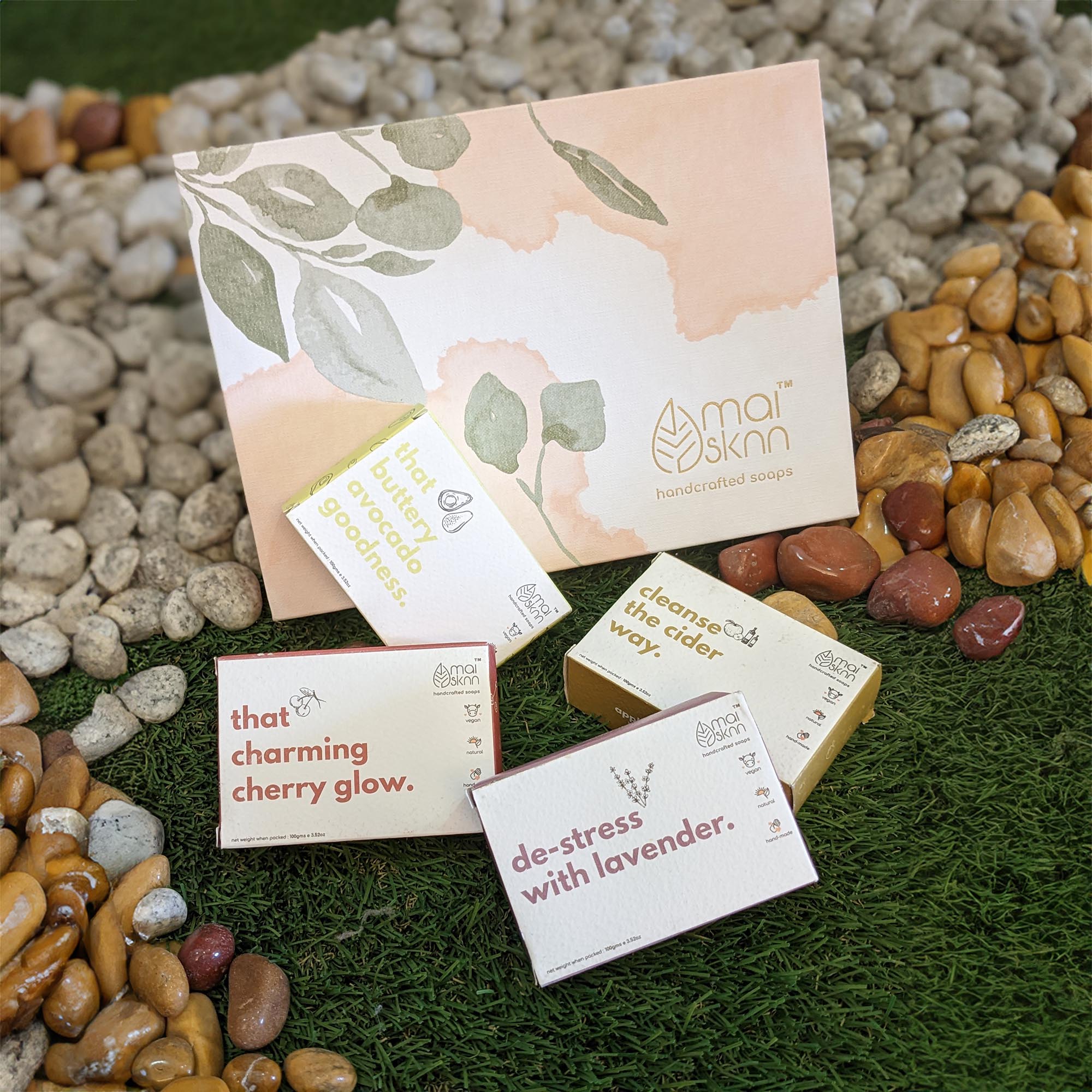 Face & Body Soap Gift Hamper - Pack of 4 Soaps