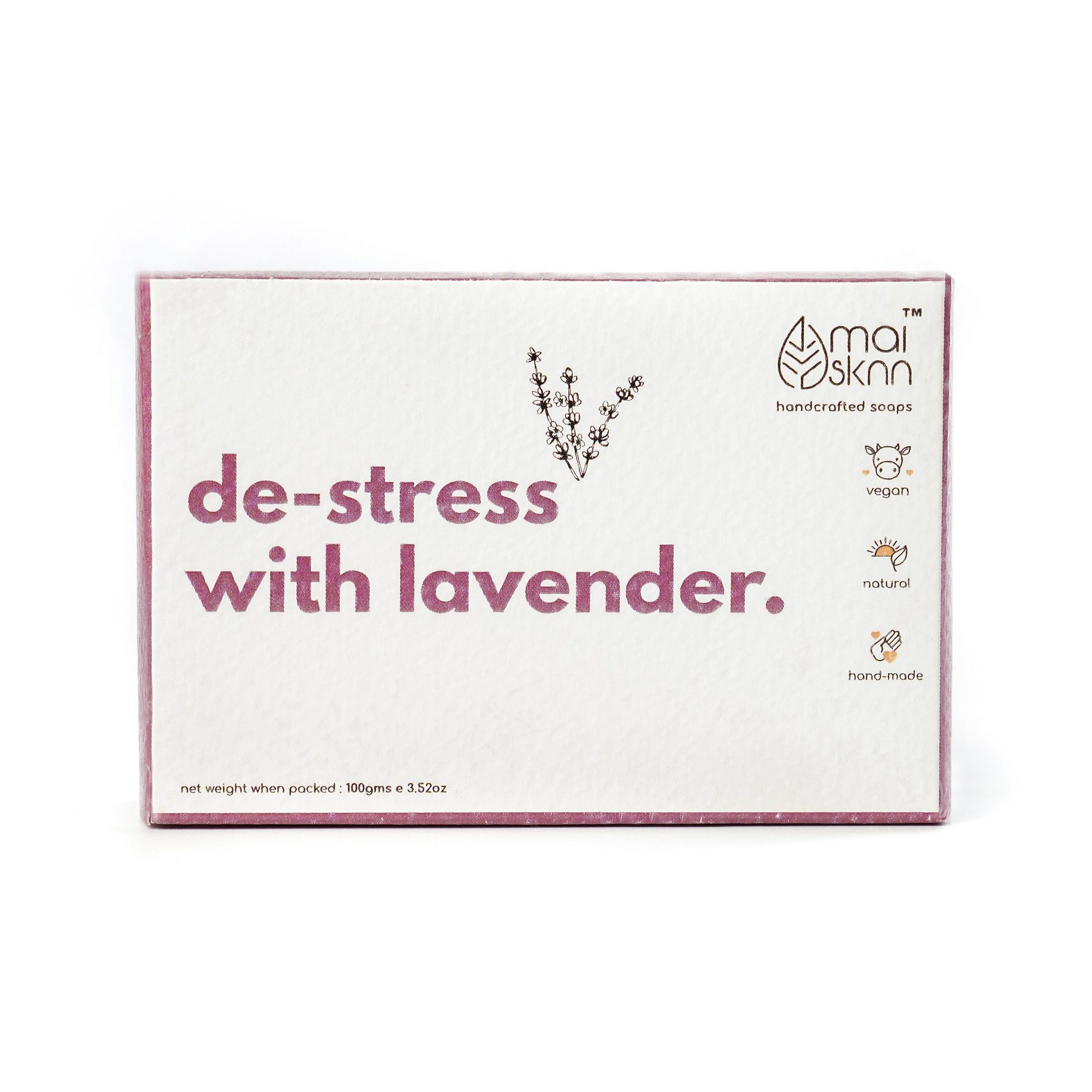 De-Stress with Lavender Soap Bar