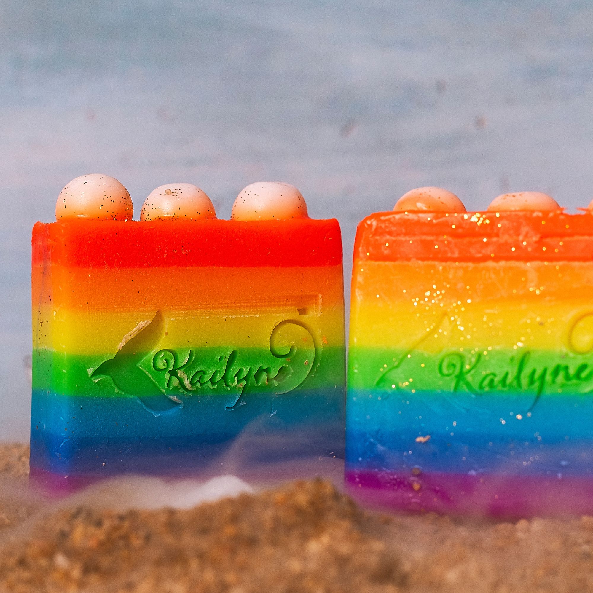 Melt and Pour Rainbow Beautiful Sky