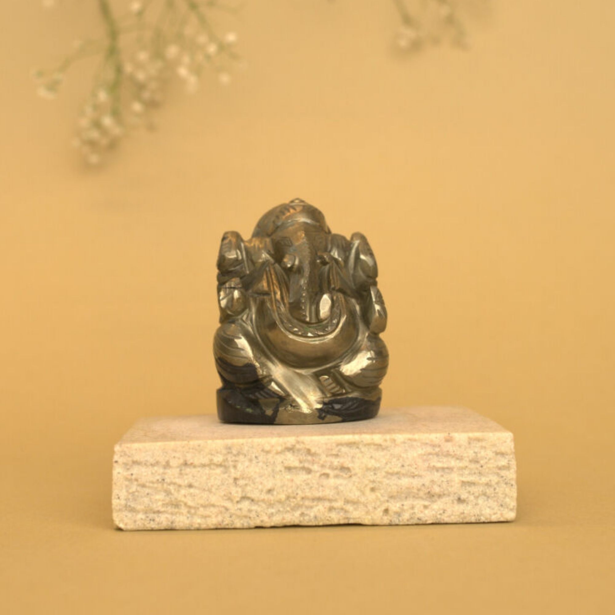 Iron Pyrite Crystal Murti 206.64gm