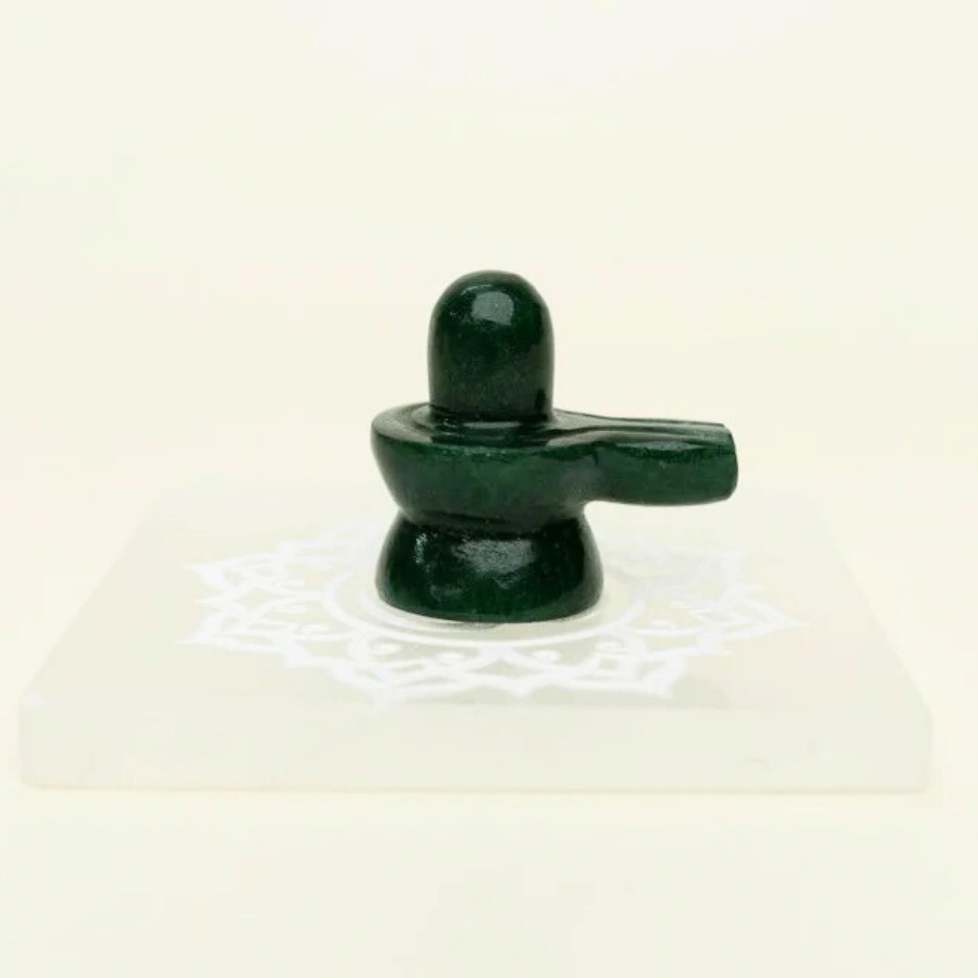 Jade Crystal Shivling 1in