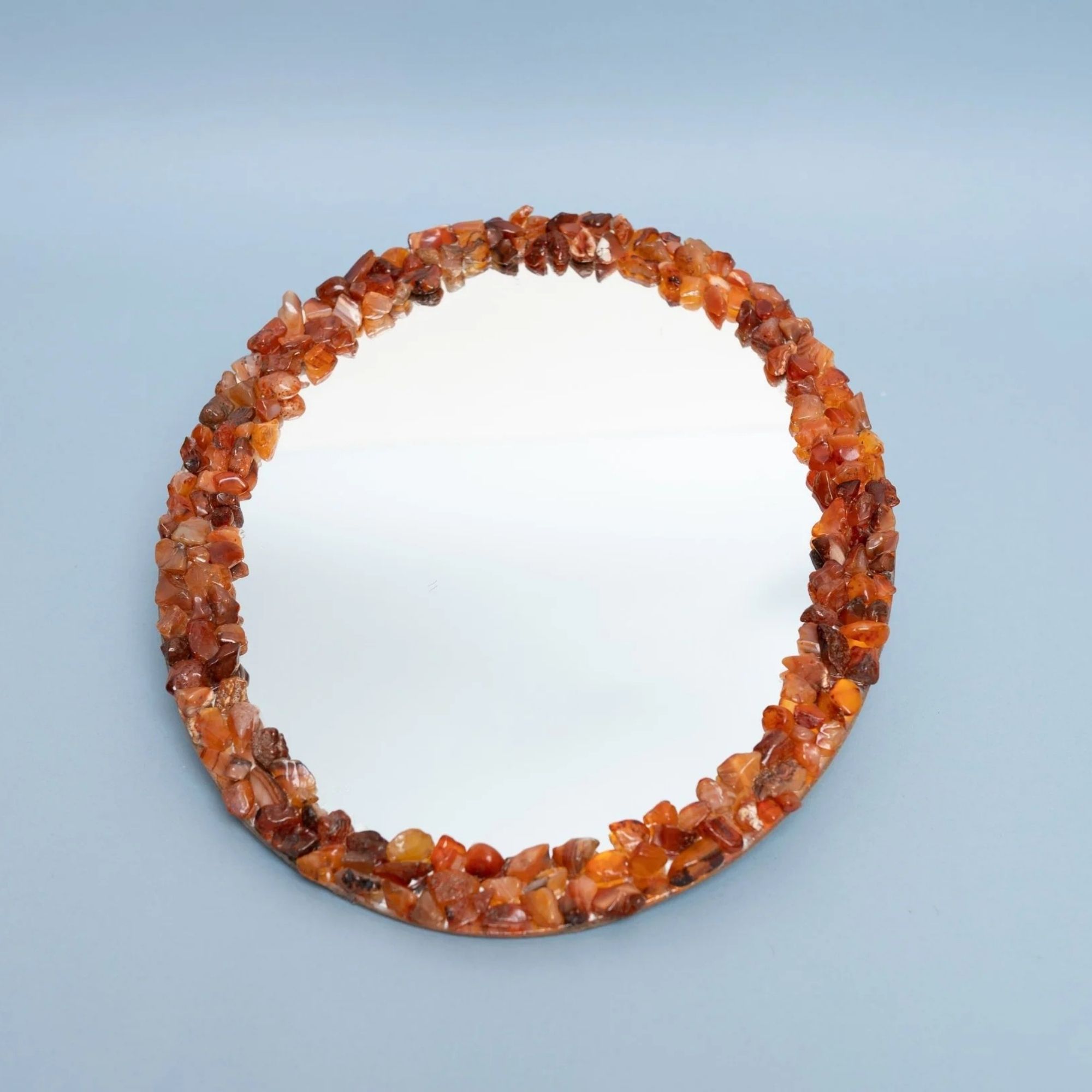 Carnelian Crystal Mirror