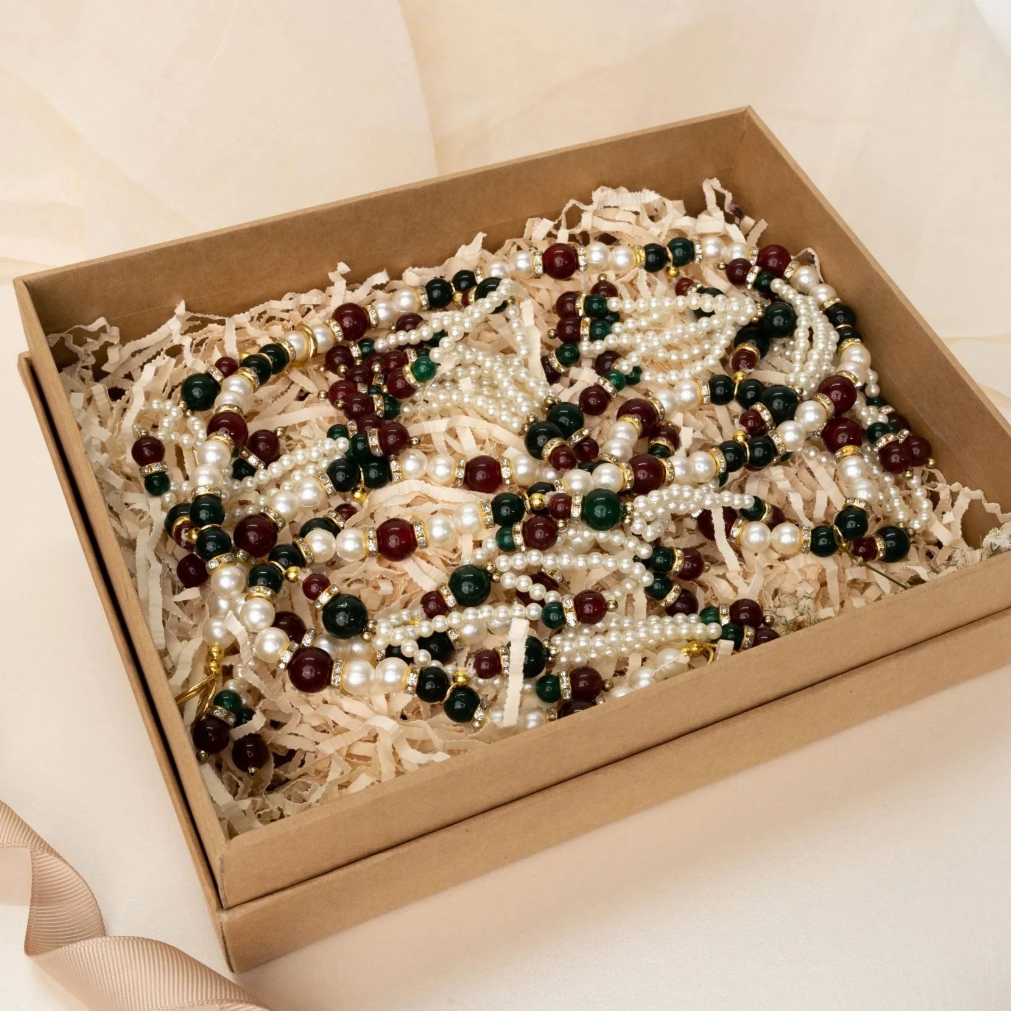 Jade & Orange Quartz Crystal Toran