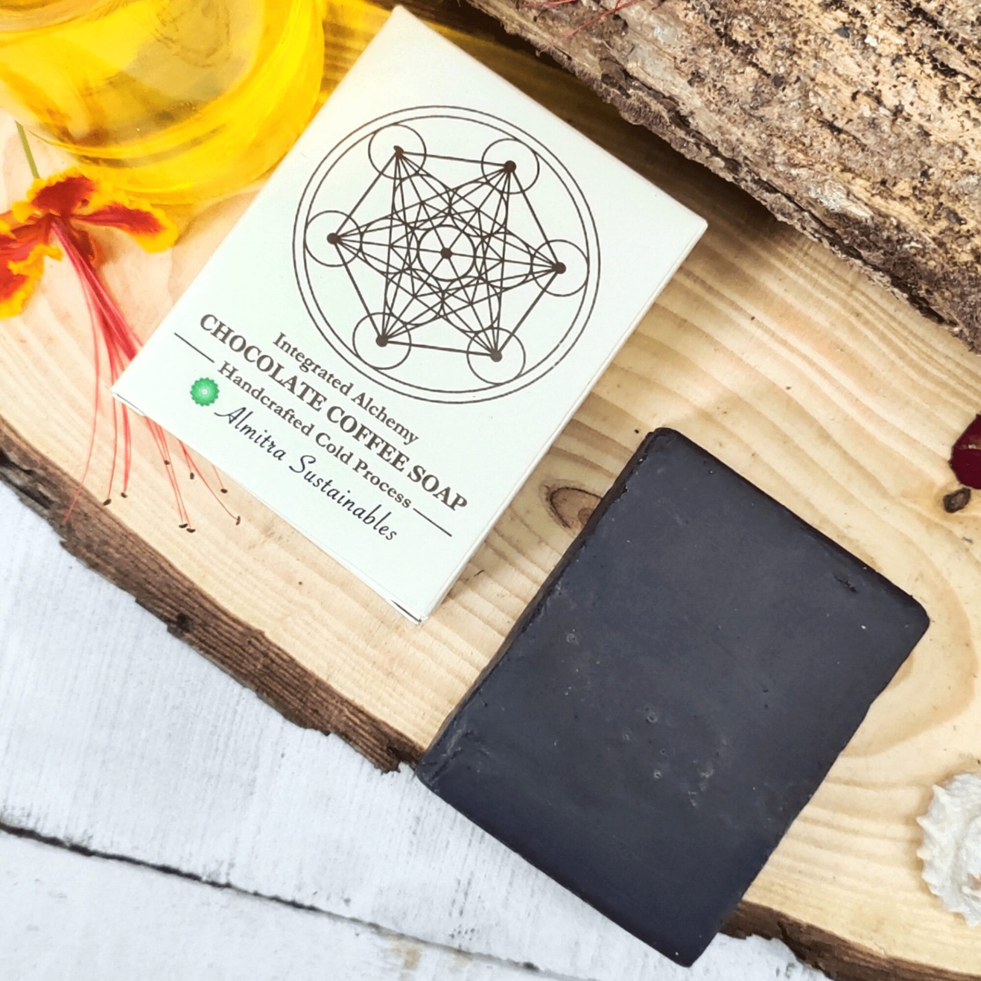 Chocolate Coffee Cold Process Soap – Handcrafted, Vegan & Exfoliating