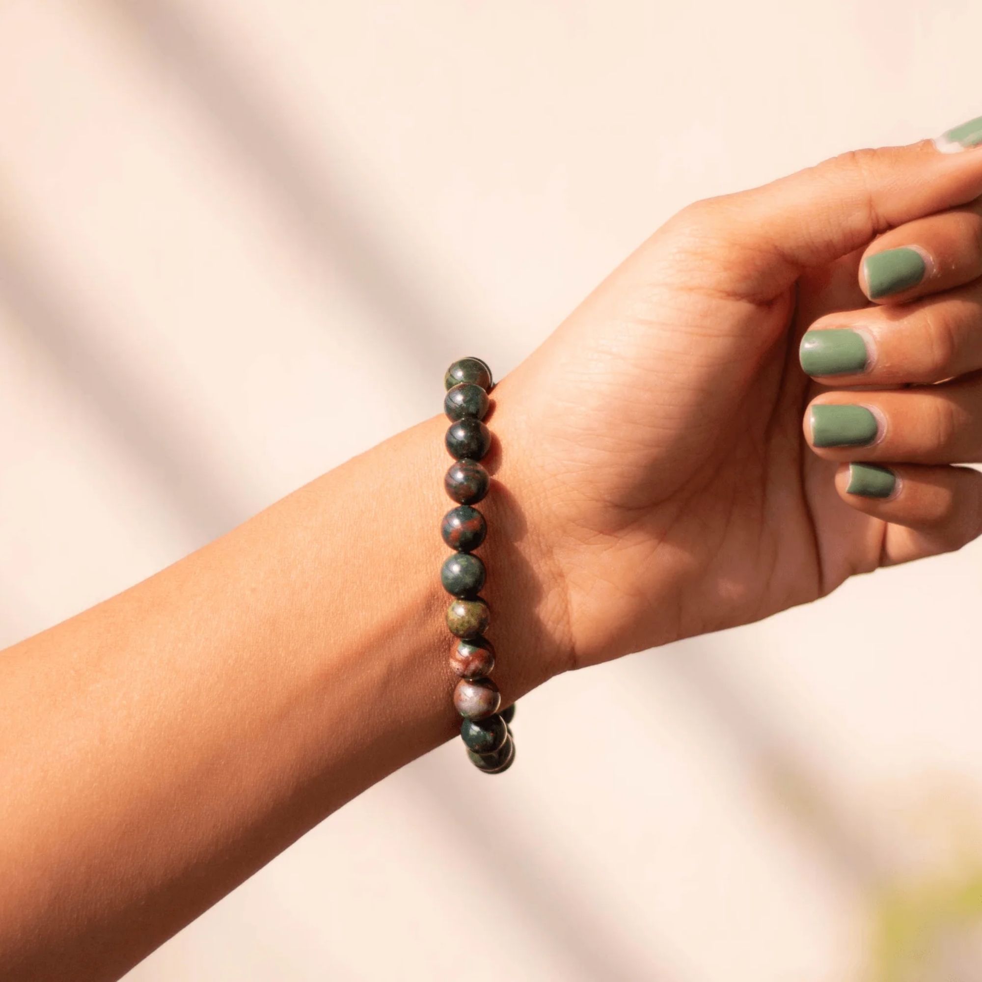 Blood Stone Healing Crystal Bracelet