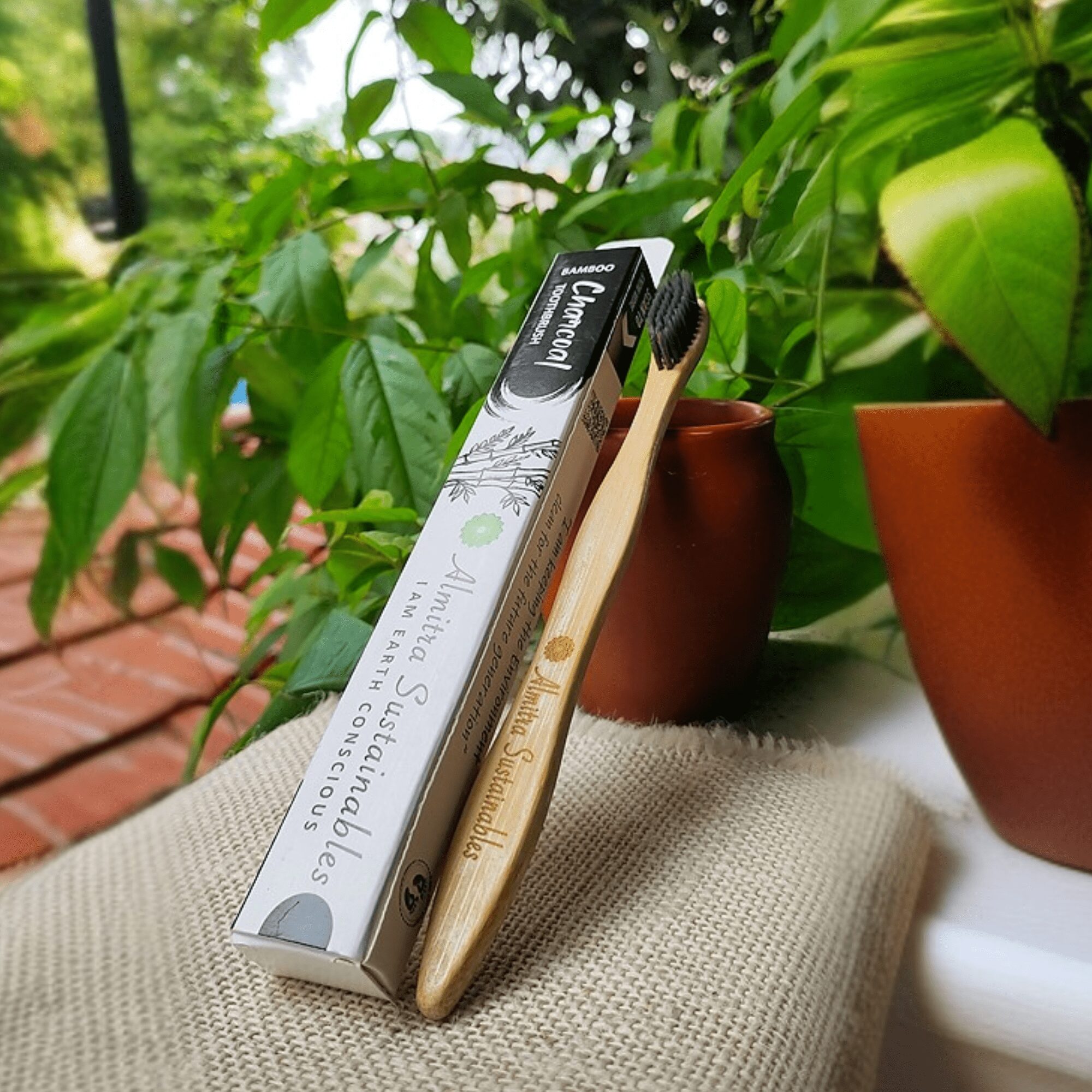 Eco-Friendly Bamboo Toothbrush - Pack of 2 - Image 2