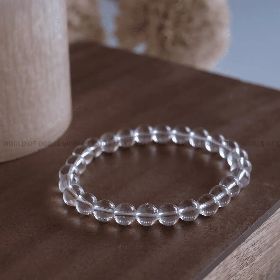 Clear Quartz Bracelet (Sphatik)