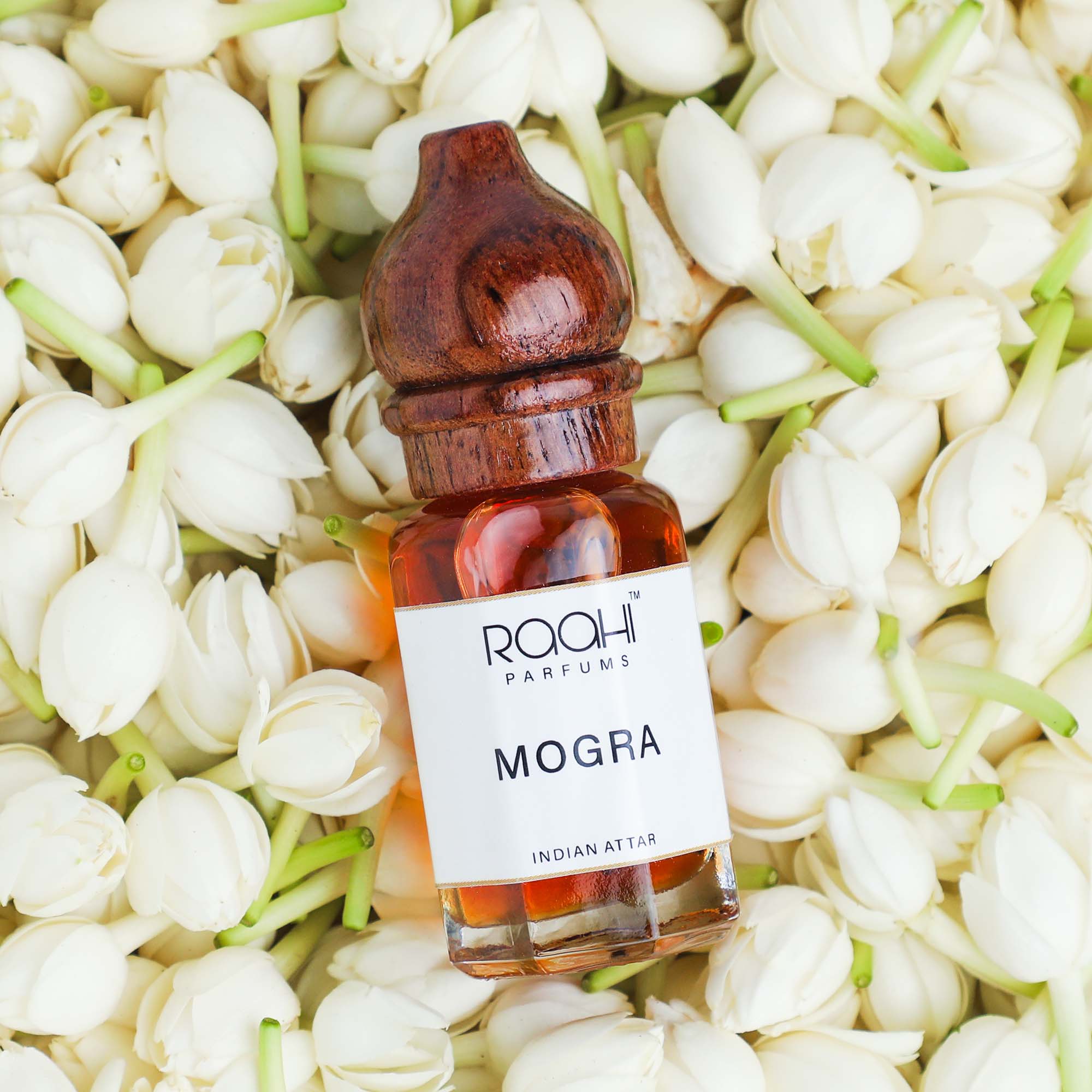 Raahi Parfums | Mogra Attar | Authentic Indian Atta - Image 3