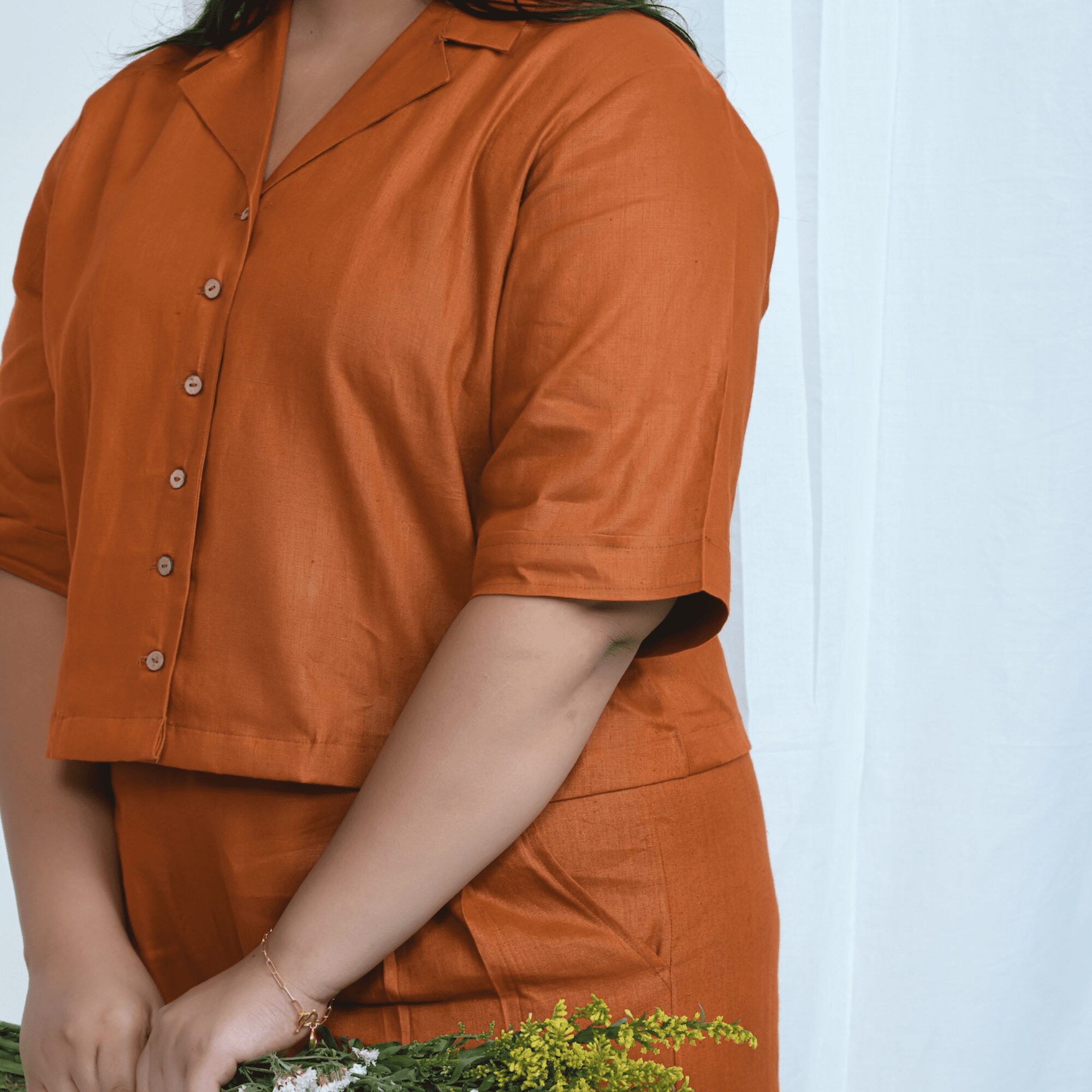 Comfort Fit Hemp Shirt | Limited Edition Rust Color