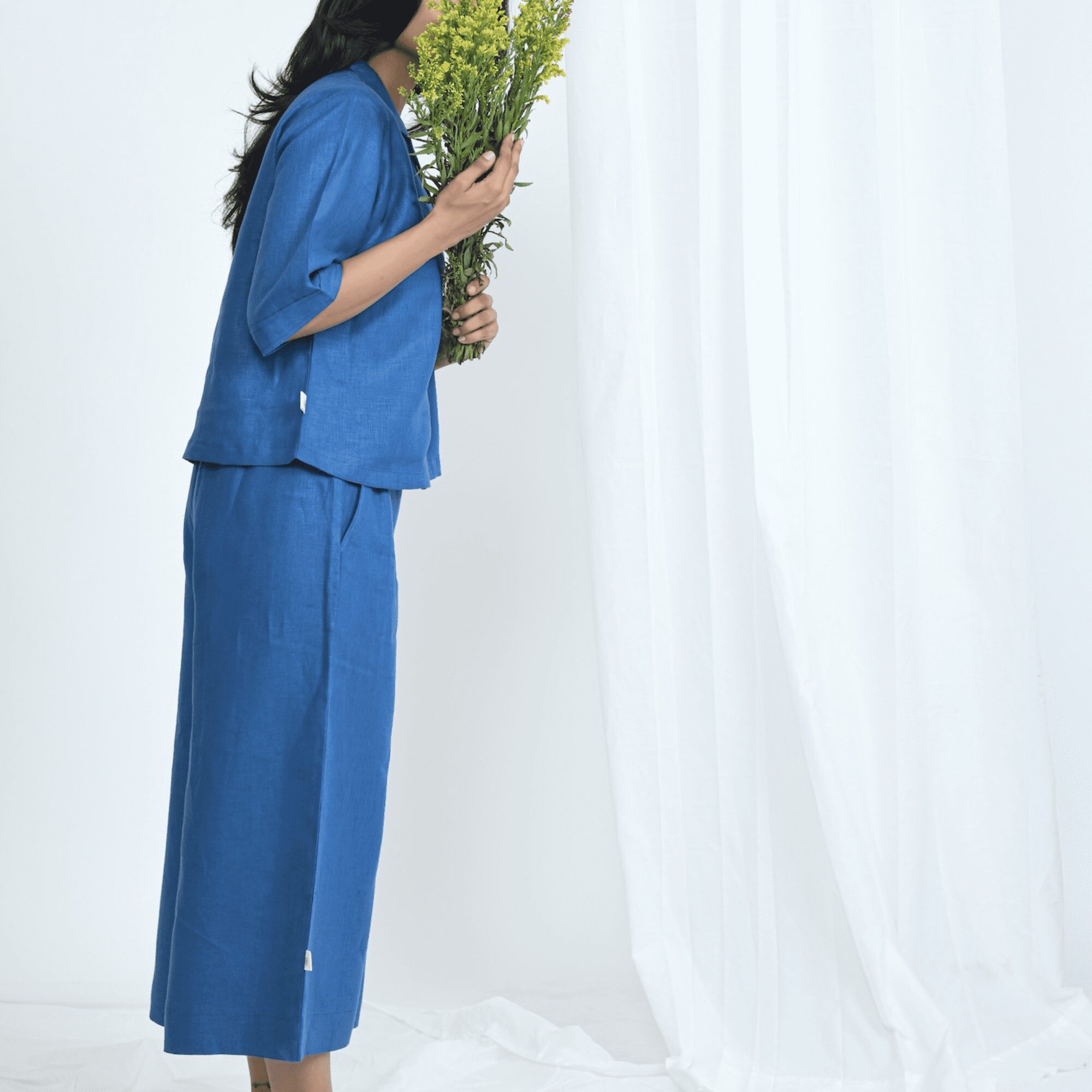 Multi Pocket Hemp Wide Leg Pants | Sustainable fabric