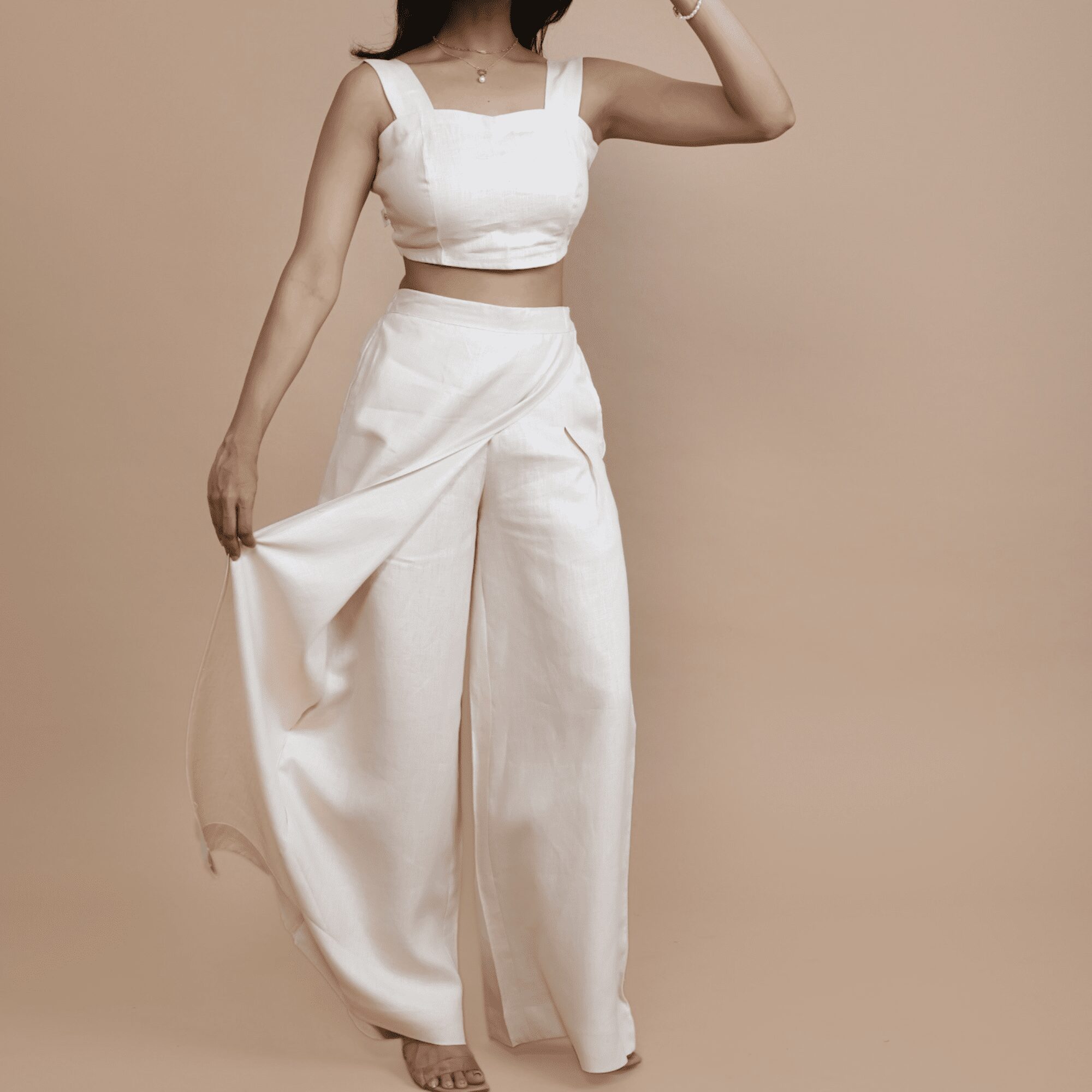 Breezy Relaxed Fit Pants | Fixed Wrap Flap | Hemp fabric