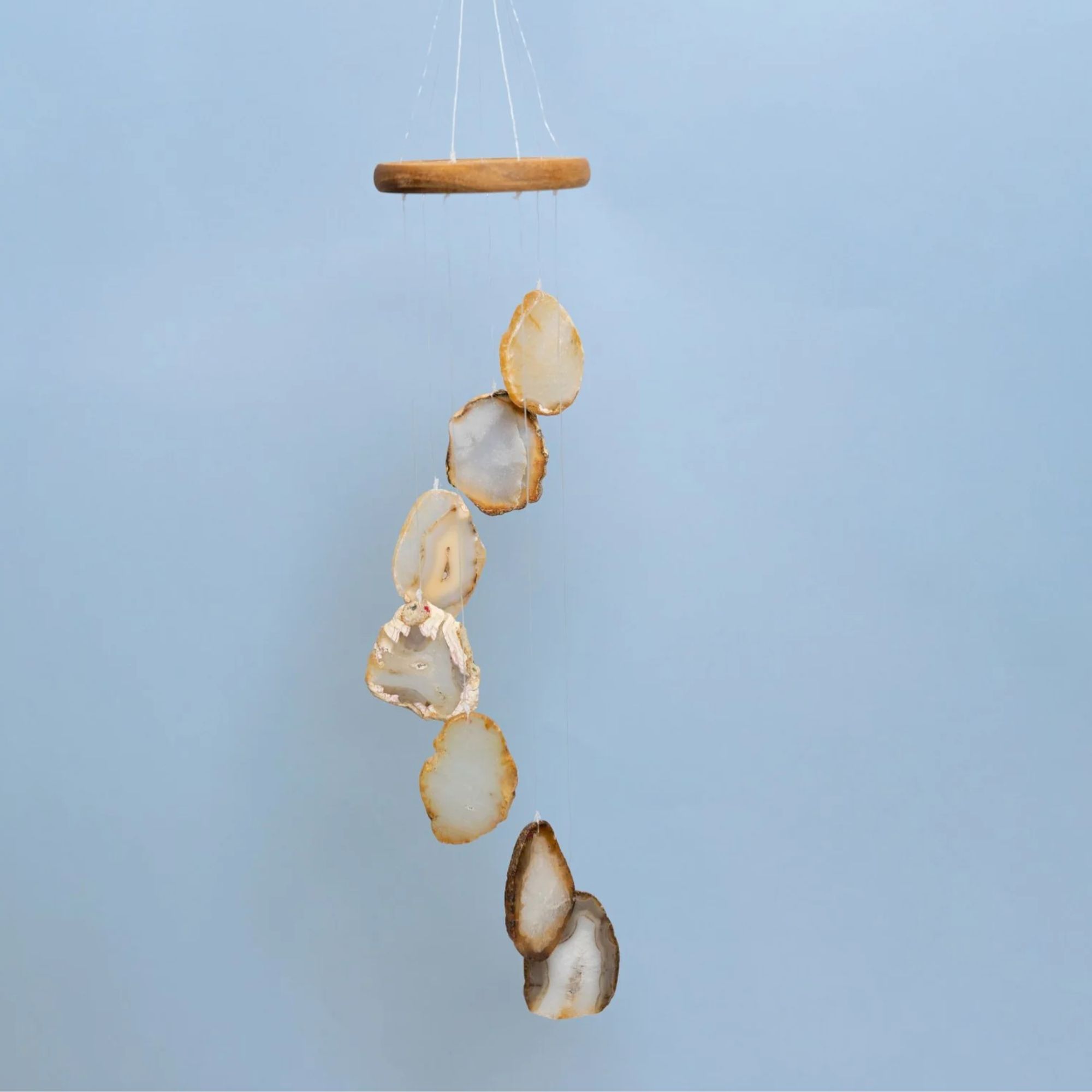 White Agate Crystal Wind Chime
