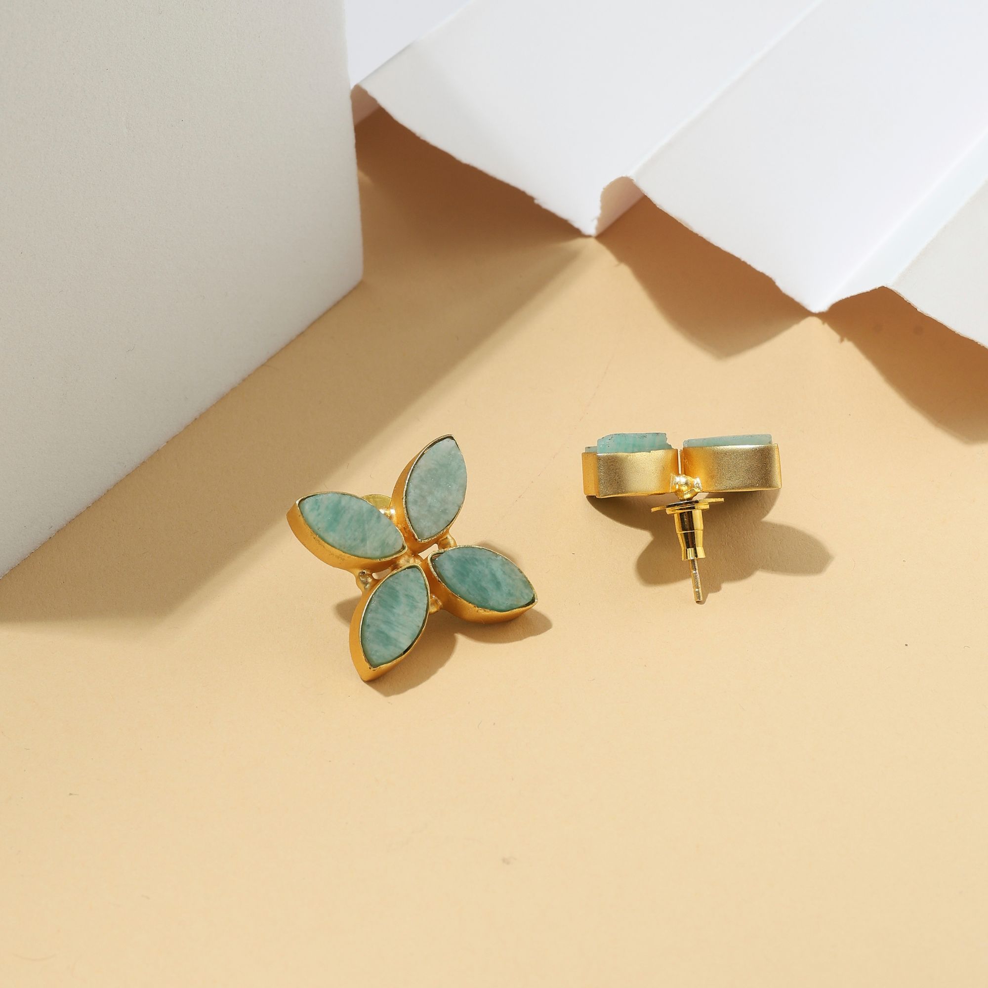 Amazonite Bloom earrings