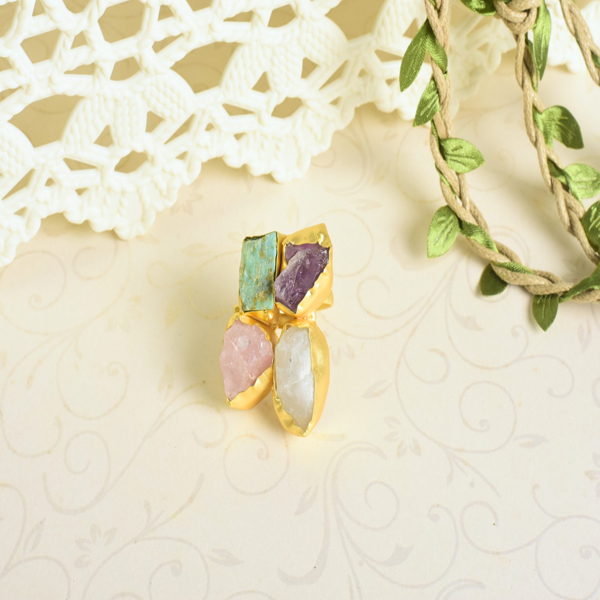 Elemental Harmony Ring-Silver