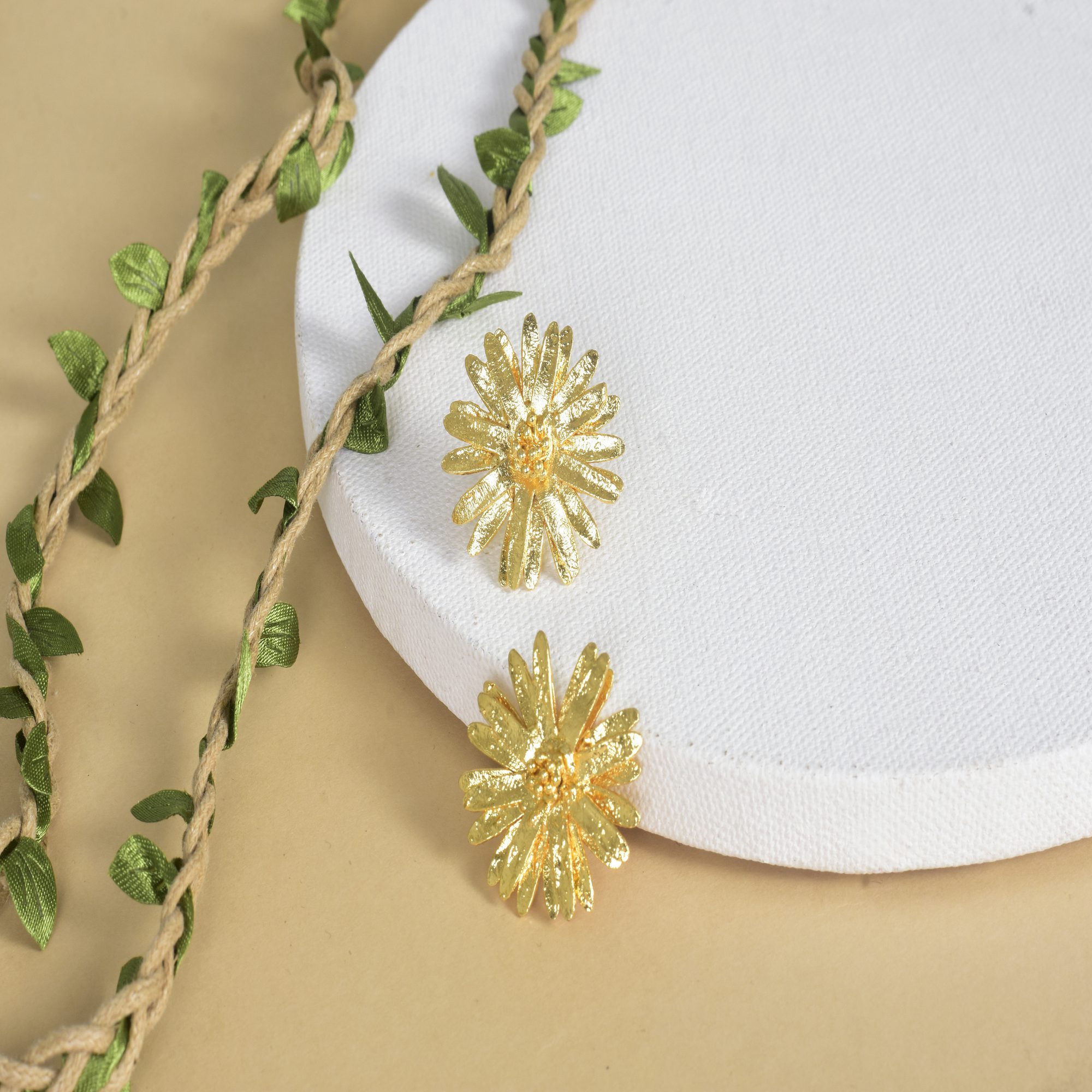 Golden Bloom earrings