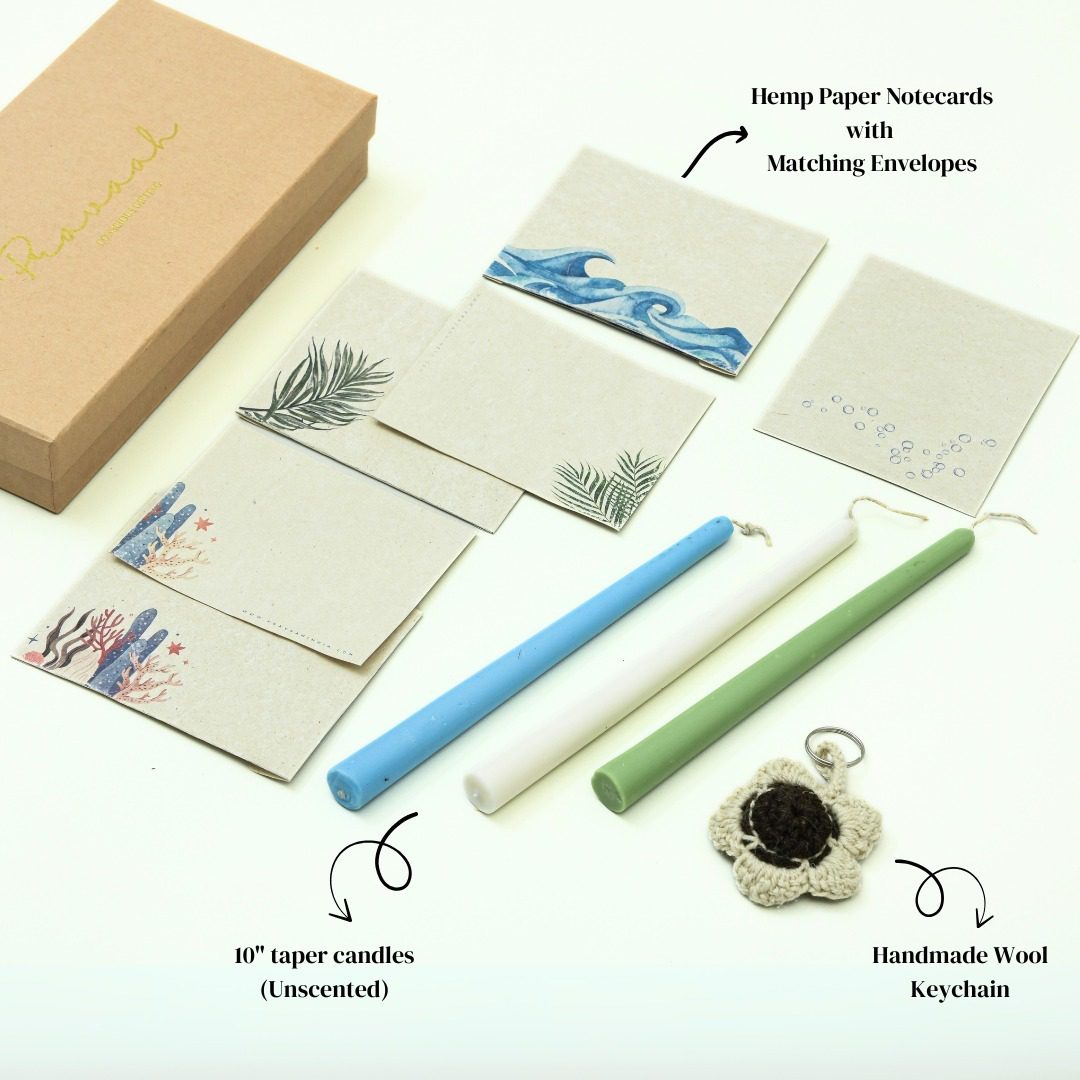Peaceful Reflections | Hemp Stationery Hamper | Sustainable Gifts