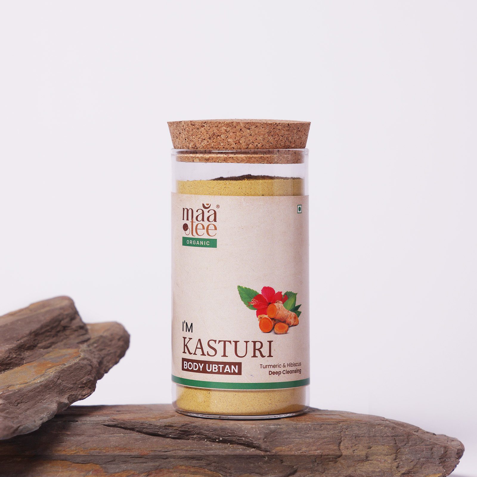 I'm Maatee Organic Kasturi Skin Ubtan Deep Cleansing & Natural Skin Lightening with Hibiscus + Fenugreek Natural • Pure • Clean Earth Infused • Ritual Inspired • Artisan Beauty