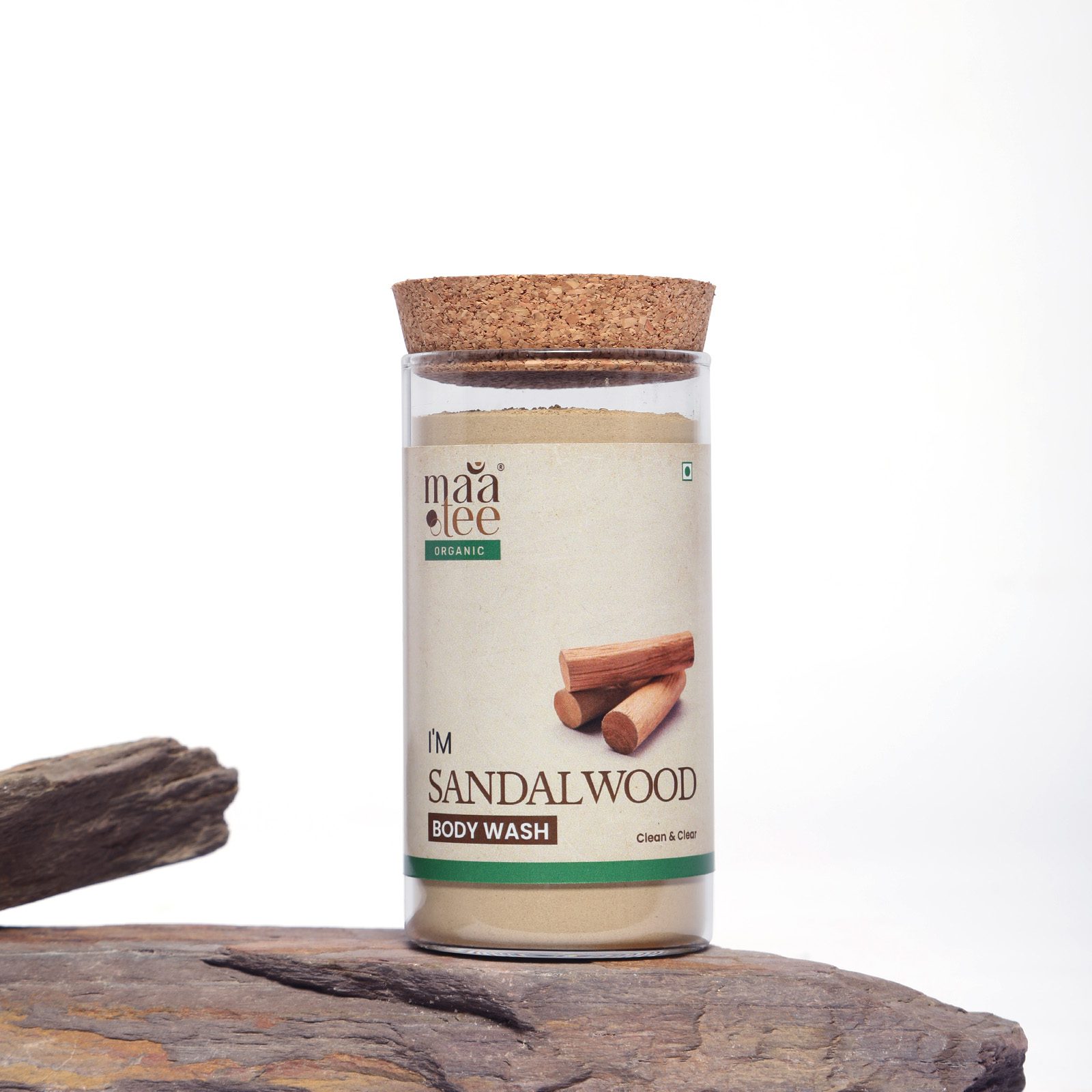 I'm Maatee Organic Sandalwood Body Wash Powder Deep Cleansing with Hibiscus + Lotus Natural • Pure • Clean Earth Infused • Ritual Inspired • Artisan Beauty