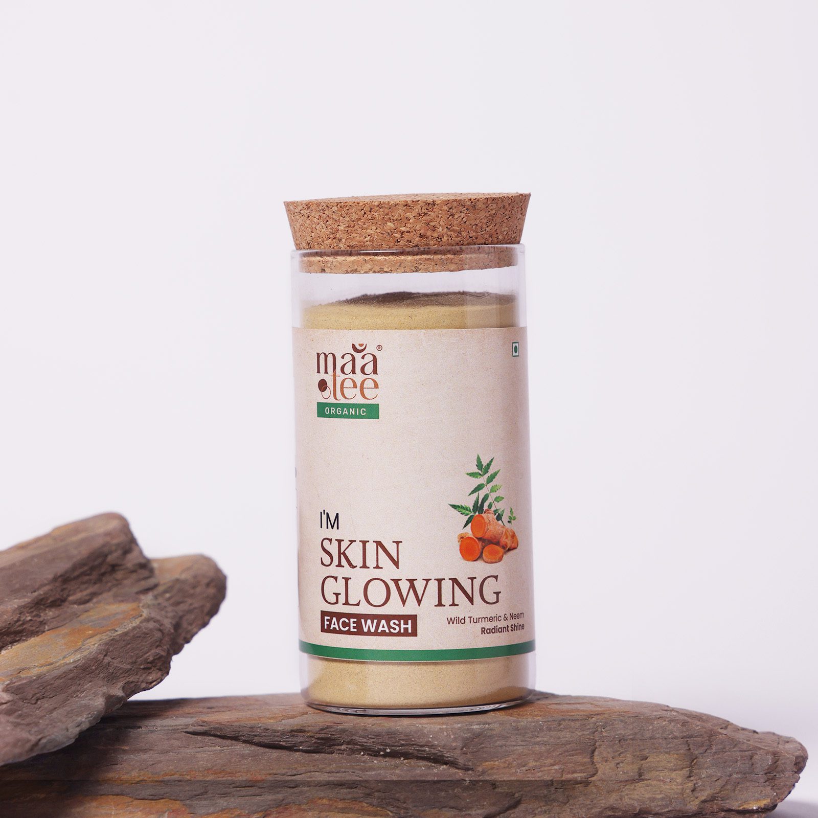 I'm Maatee Organic Skin Glowing Face Wash Powder Radiant Shine & Shield Pollution with Wild Turmeric + Neem Natural • Pure • Clean Earth Infused • Ritual Inspired • Artisan Beauty