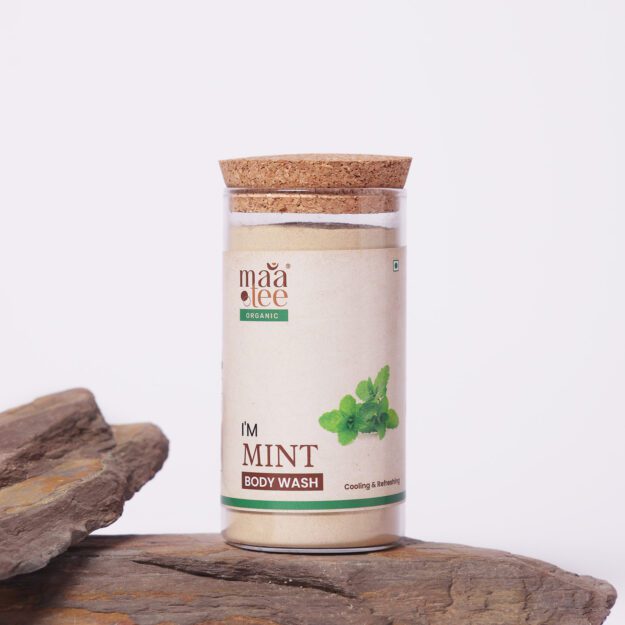 I'm Maatee Organic Mint Body Wash Powder | Cooling & Refreshing with Multani Mitti + Pomegranate Natural • Pure • Clean Earth Infused • Ritual Inspired • Artisan Beauty