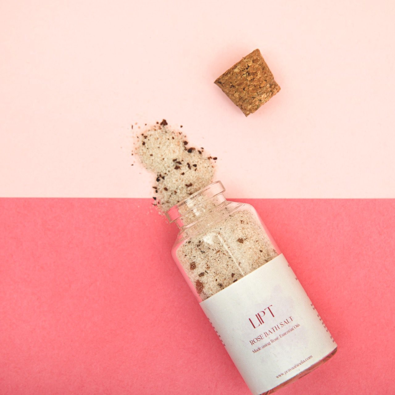 Lipt - Handmade Rose Bath Salt 100g - Image 2