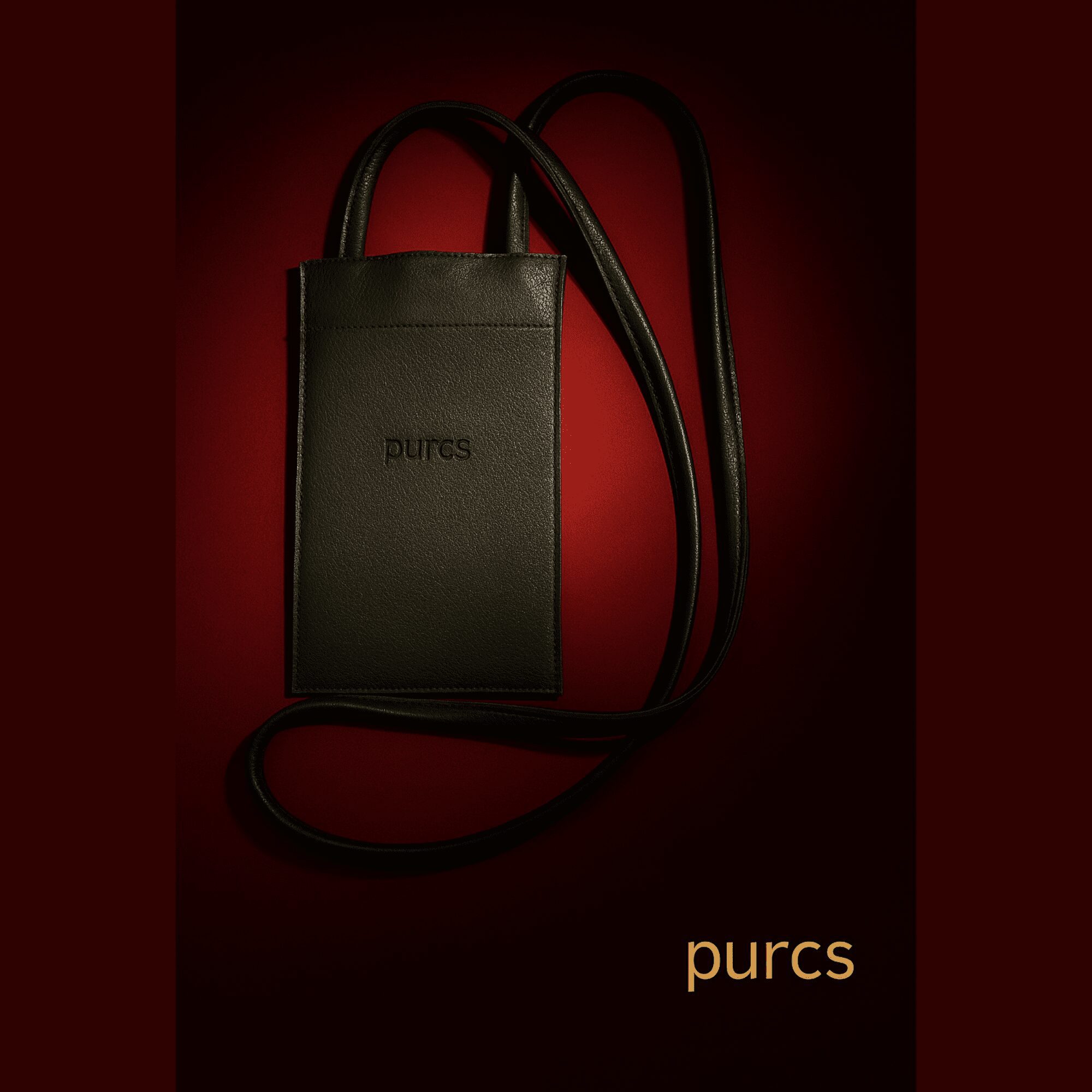 Purcs Oliveglen Vegan Leather Unisex Phone Sling