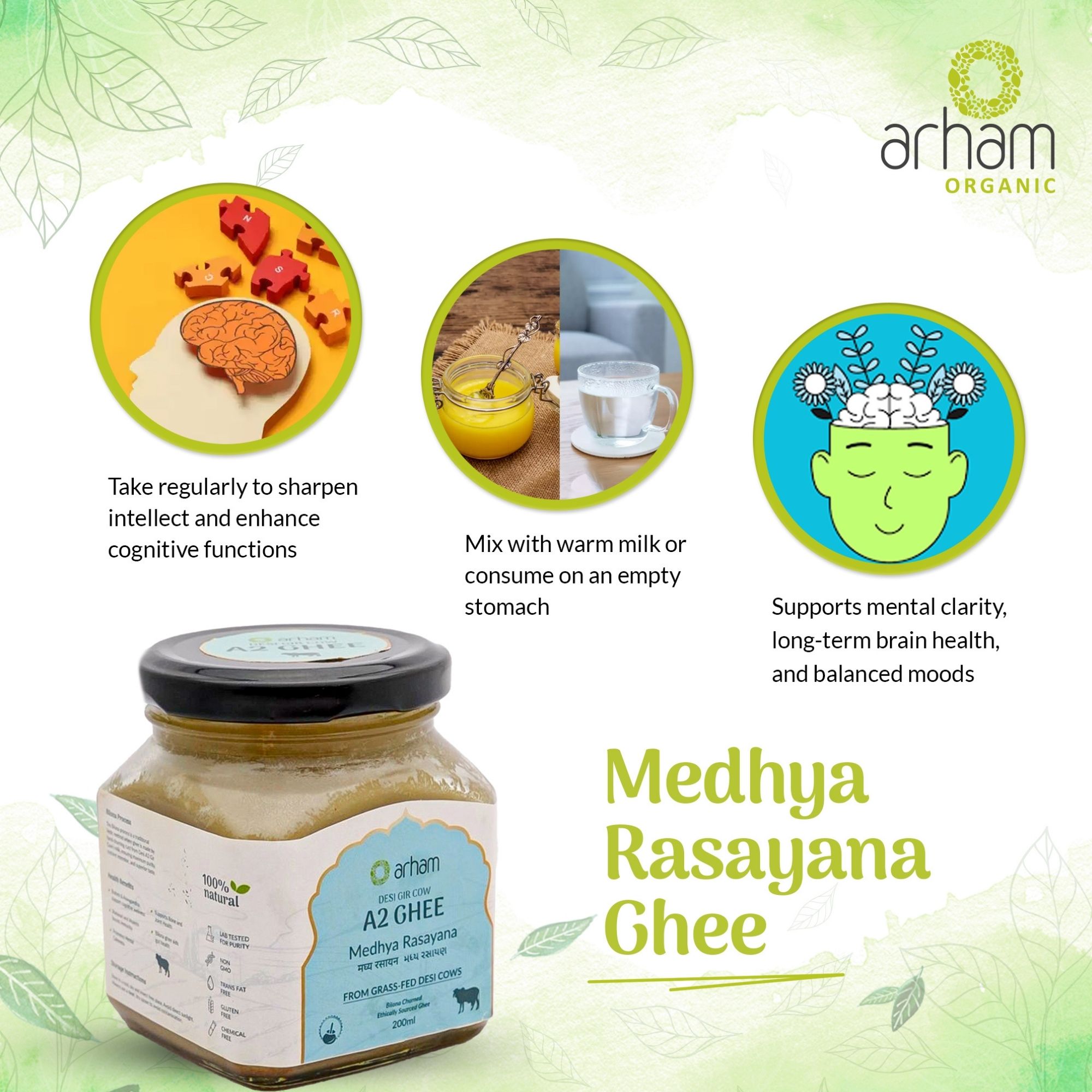 A2 Gir Cow Ghee Medhya Rasayan - Image 3