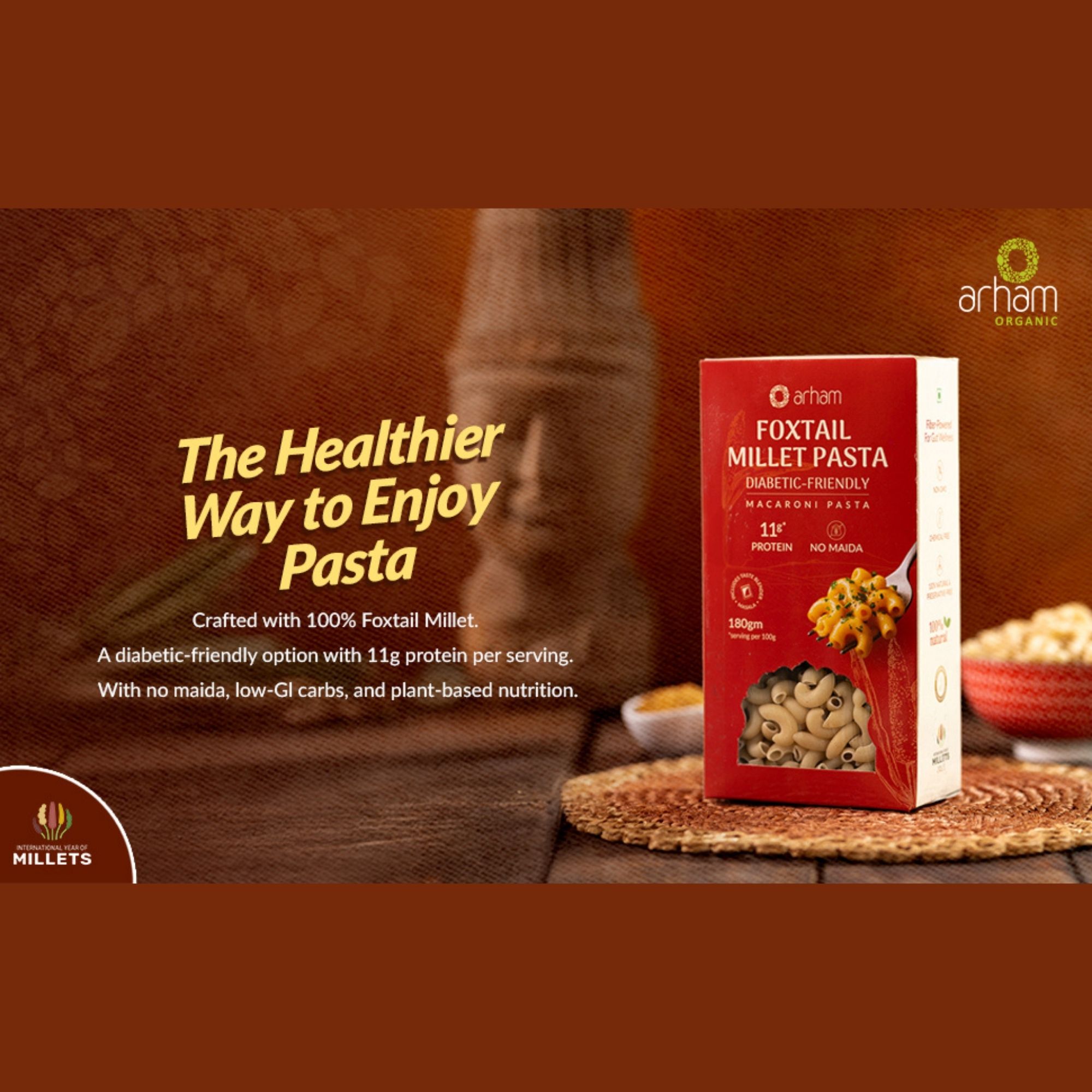 Foxtail Millet Pasta Millets