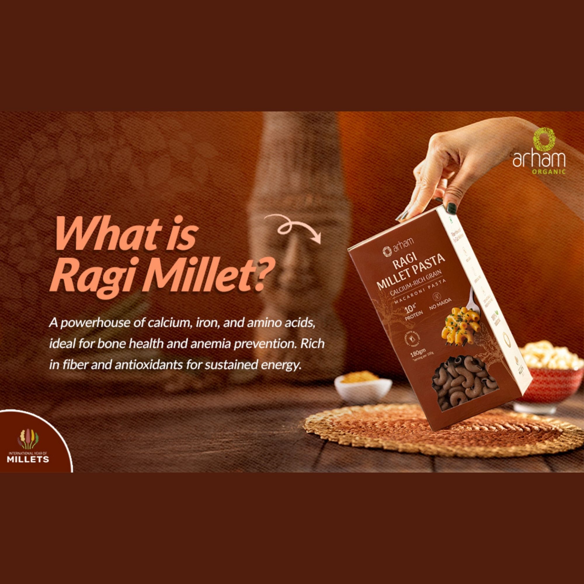 Ragi Millet Pasta Millets