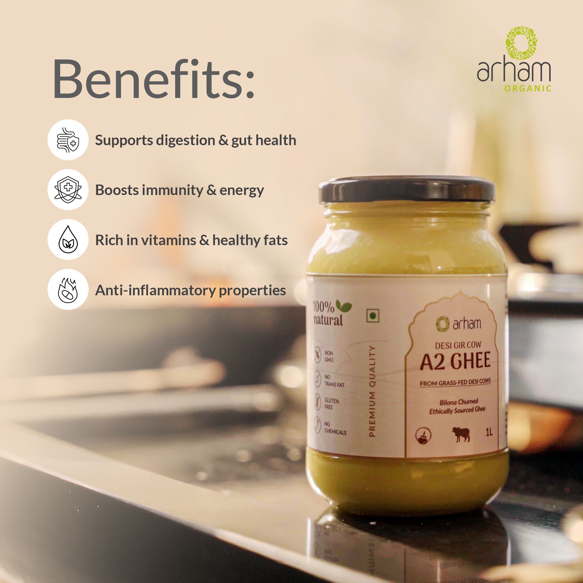 A2 Ghee Gir Cow Ghee - Image 4