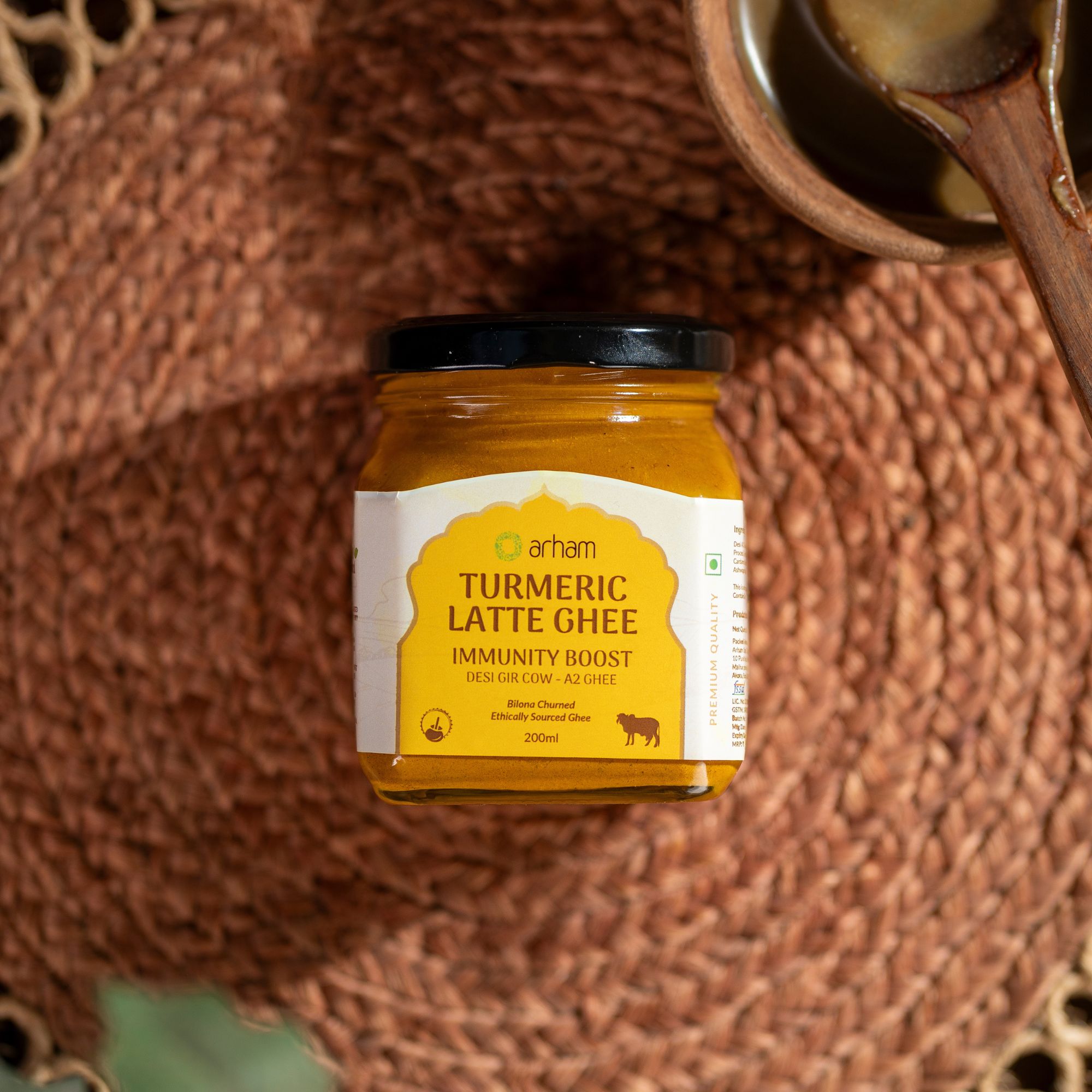 A2 Gir Cow Ghee Turmeric Latte - Image 2