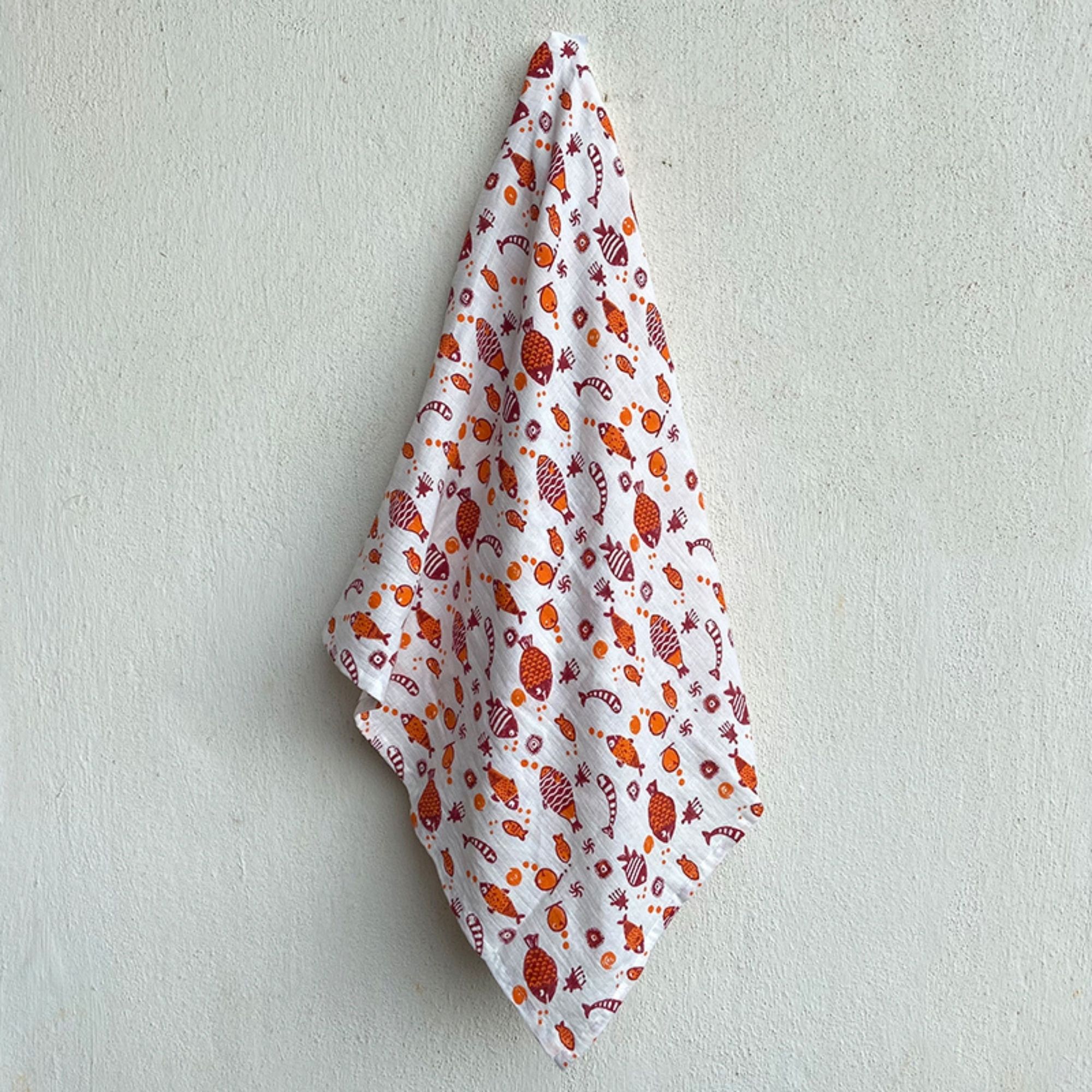 WHITEWATER KIDS ORGANIC KOI RED SWADDLE